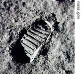 Man's first step on the moon