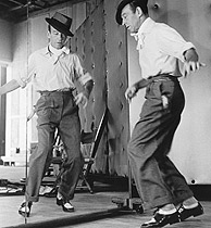 Fred Astaire working on a dance