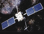 <b>Artist Picture of a GPS Satellite</b><br> (Image:www.jpl.nasa.gov)